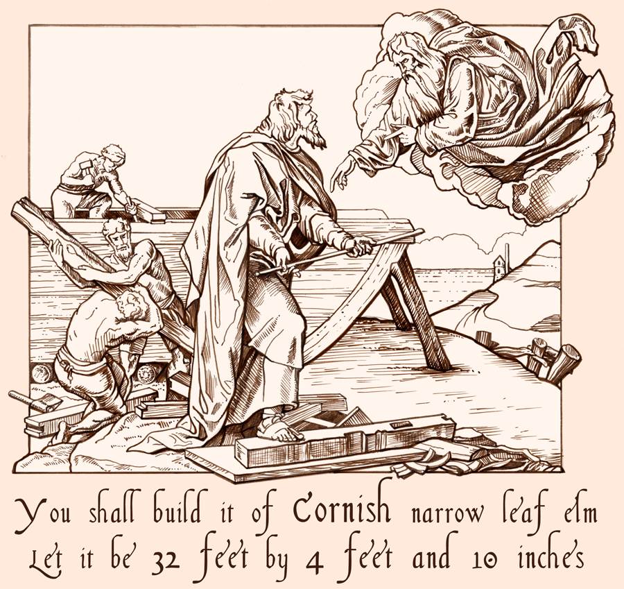 Cornish gig size instructions