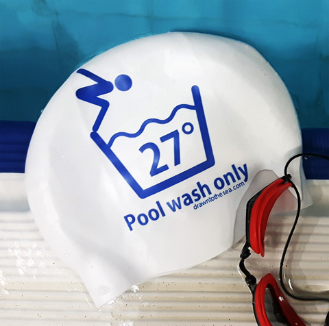 Pool wash only swimming hat
