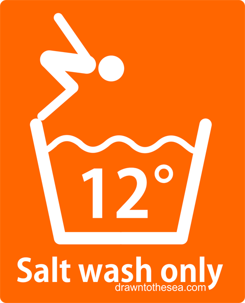 Salt wash only symbol